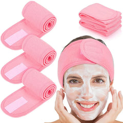 2021 NEW Solid Color Multifunction Women Headbands Face Wash/Yoga/Makeup Velcro Adjustable Hairbands Hair Accessories